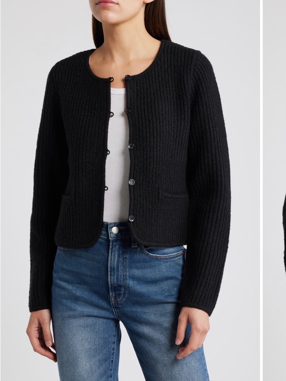 Treasure & Bond Cropped Cardigan